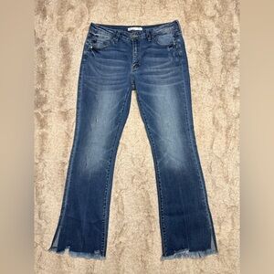 KanCan (by Maurice’s) Dark Blue Flare Jeans.          Like New